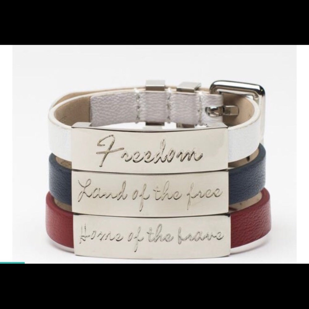 Patriotic Betsy Rustic Cuff